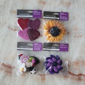 Dimensions Felt Embellishments Set